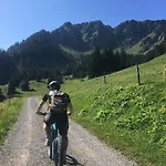 Alpine In Swiss Village Of