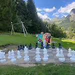 Alpine In Swiss Village Of