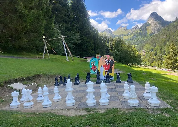 Alpine In Swiss Village Of