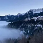 Alpine In Swiss Village Of